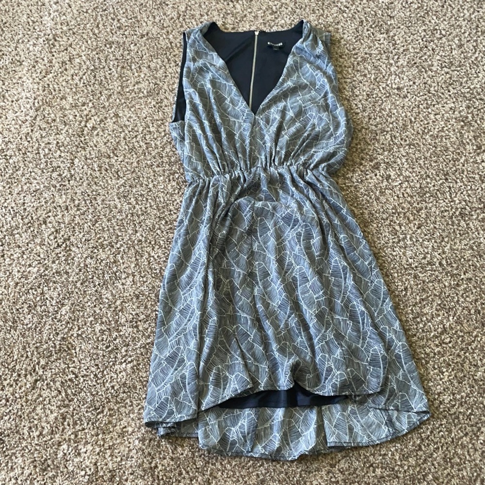 Express Black and White Dress
